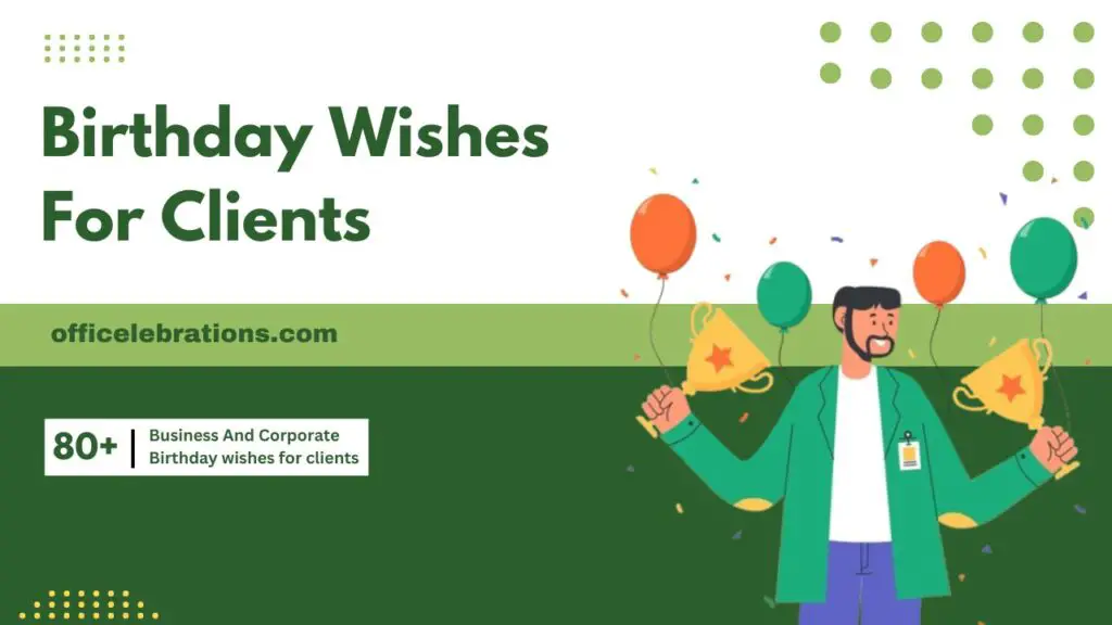 Birthday wishes for clients
