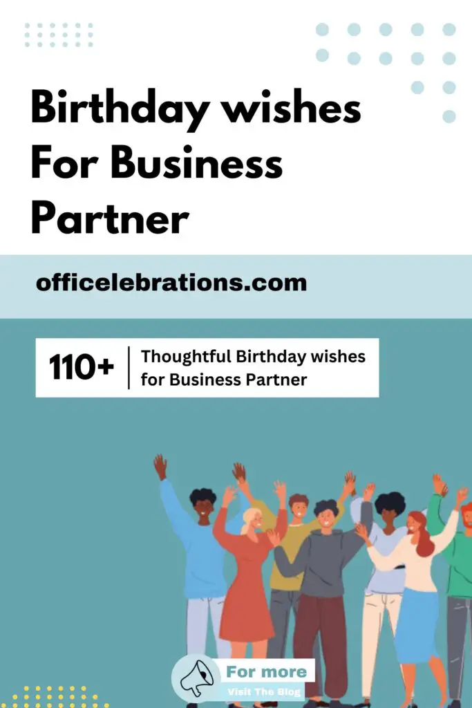 110+ Thoughtful Birthday wishes for Business Partner, messages, quotes, memes 8 Birthday wishes for Business Partner