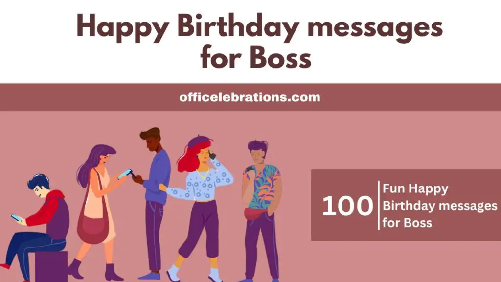 Happy Birthday messages for Boss