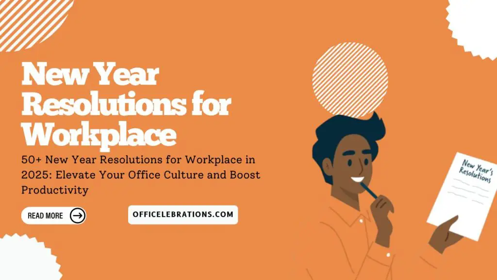 New Year Resolutions for Workplace