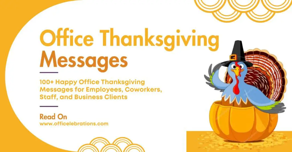 Office Thanksgiving Messages