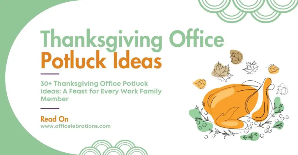 Thanksgiving Office Potluck Ideas