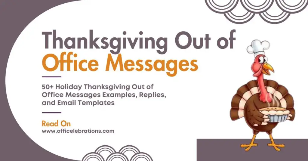 Thanksgiving Out of Office Messages